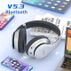 Бездротові Bluetooth-навушники Uliptz WH203A сріблясті
