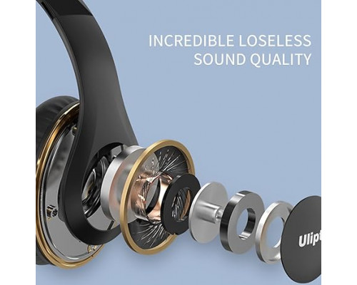 Бездротові Bluetooth-навушники Uliptz WH203A стереонавушники HiFi з мікрофоном