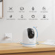 Бездротові камери Cinnado D1 2K 360° 2 шт WiFi-камери для домашньої безпеки, відеоняня
