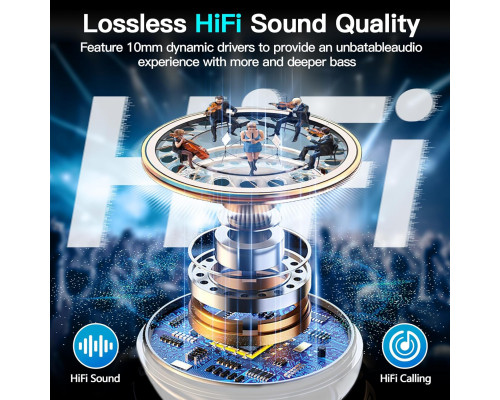 Бездротові навушники Kurdene P3 Bluetooth 5.3