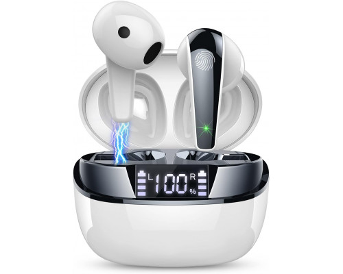 Бездротові навушники ROMOKE Bluetooth 5.3 з двома світлодіодними дисплеями