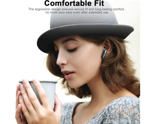 Бездротові навушники ROMOKE Bluetooth 5.3 зі світлодіодним дисплеєм, 40 годин відтворення