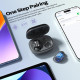 Бездротові навушники-вкладиші Bluetooth 5.4 з активним шумопоглинанням