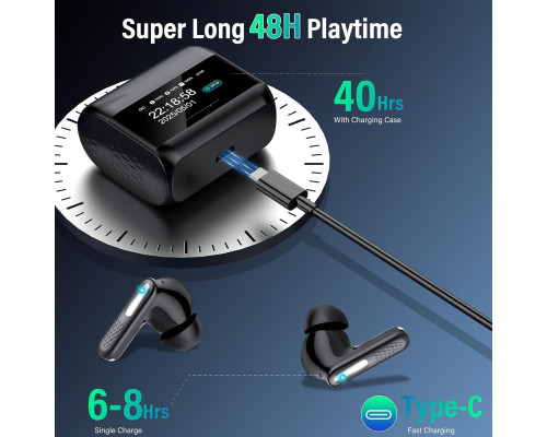 Бездротові навушники-вкладиші ZYHKON Bluetooth 5.4