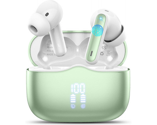 Бездротові водонепроникні навушники xinwld A97 Bluetooth 5.3 Зелені