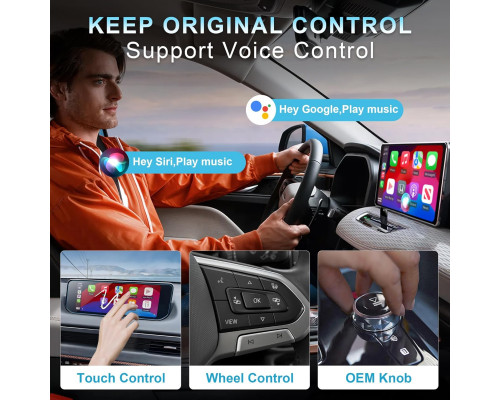 Бездротовий адаптер 2-в-1 CarPlay KASTWAVE
