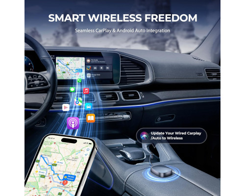 Бездротовий адаптер Carplay 2 в 1 Kacylzom