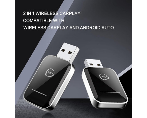 Бездротовий адаптер Carplay 2 в 1 TPSOJJY