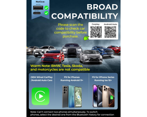 Бездротовий адаптер-Carplay