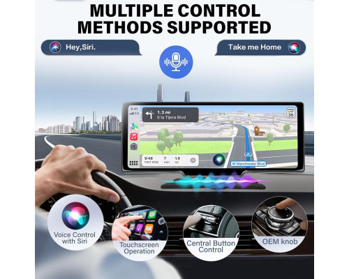 Бездротовий адаптер CarPlay Android Auto Wi-Fi Plug & Play 5,8 ГГц