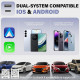 Бездротовий адаптер CarPlay Android Auto Wi-Fi Plug & Play 5,8 ГГц