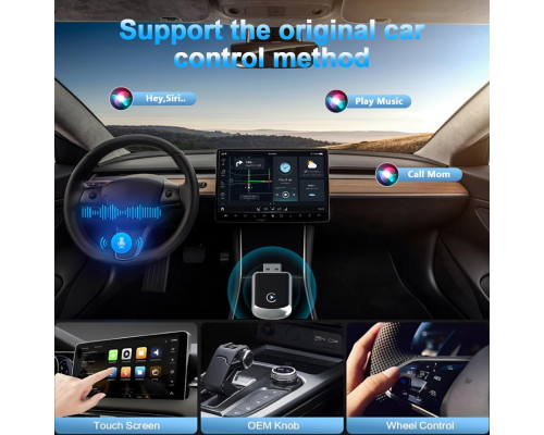 Бездротовий адаптер CarPlay для iPhone Gramalive
