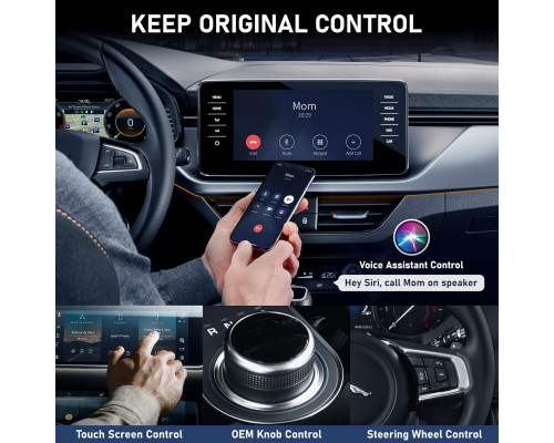 Бездротовий адаптер CarPlay для заводського дротового CarPlay