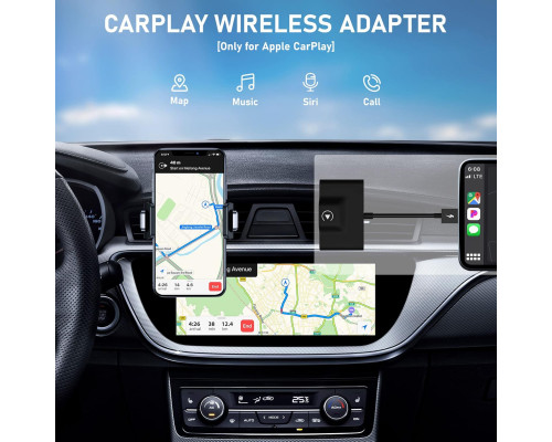 Бездротовий адаптер CarPlay для заводського дротового CarPlay