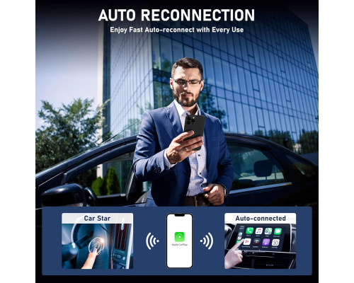 Бездротовий адаптер CarPlay для заводського дротового CarPlay
