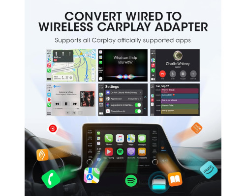 Бездротовий адаптер Carplay FEisca