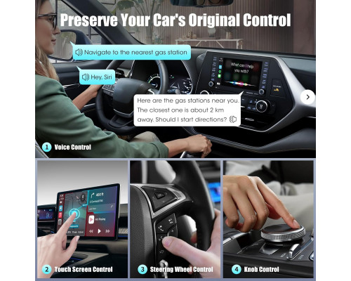 Бездротовий адаптер CarPlay  FEisca