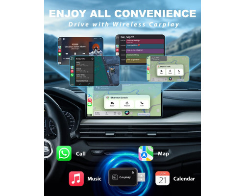 Бездротовий адаптер CarPlay  SwartLife