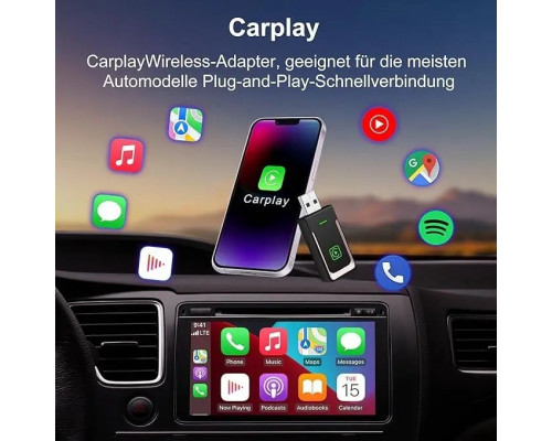 Бездротовий адаптер CarPlay та Android Auto 2 в 1