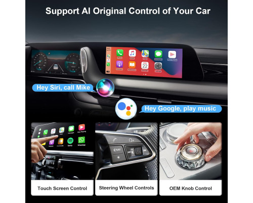 Бездротовий адаптер CarPlay та Android Auto 2 в 1