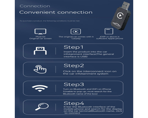 Бездротовий адаптер CarPlay XIXIXIAXIA