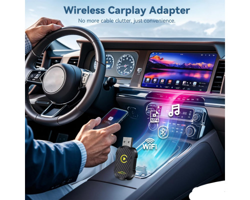 Бездротовий адаптер CarPlay з функцією Plug and Play