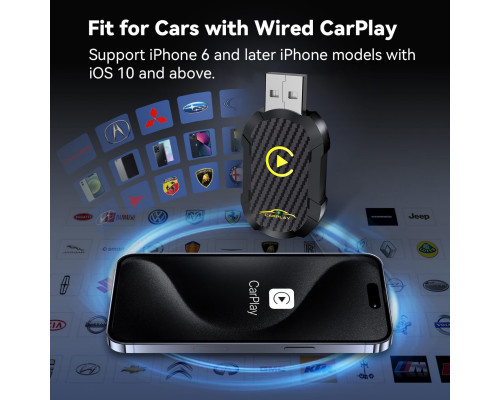 Бездротовий адаптер CarPlay з функцією Plug and Play