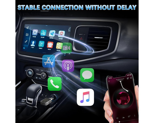 Бездротовий адаптер для Carplay Android Auto