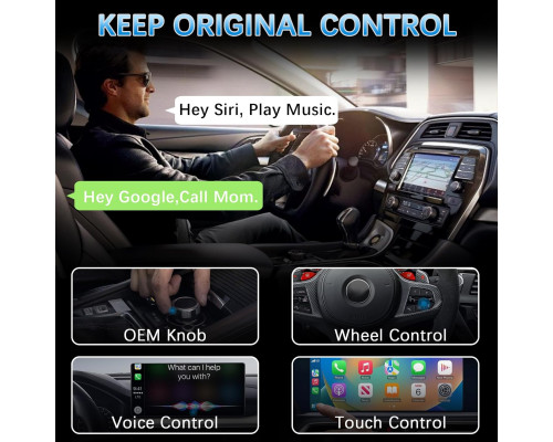 Бездротовий адаптер для Carplay Android Auto