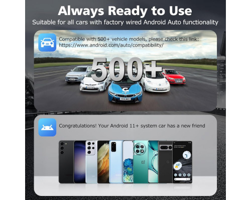 Бездротовий адаптер EVARY Android Auto