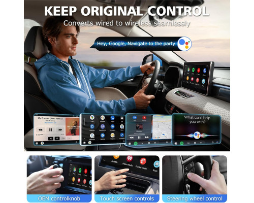 Бездротовий адаптер EVARY Android Auto