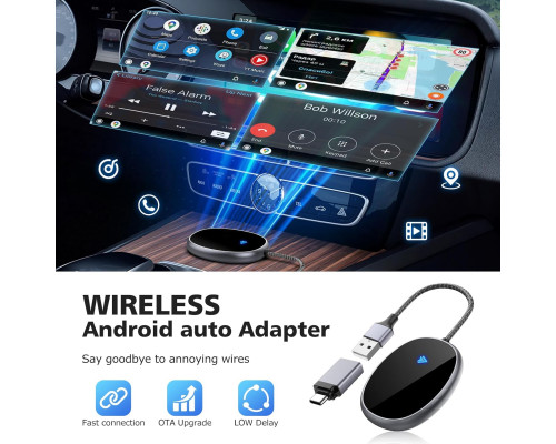 Бездротовий адаптер EVARY Android Auto
