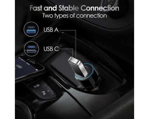 Бездротовий адаптер Gaethra CarPlay та Android Auto