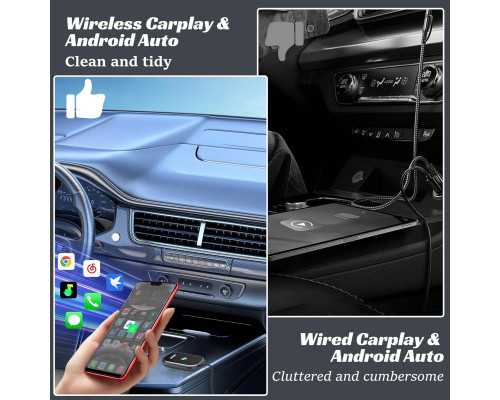 Бездротовий адаптер HSTOP 2 в 1 для CarPlay