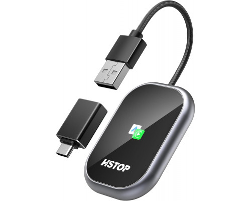 Бездротовий адаптер HSTOP 2 в 1 для CarPlay