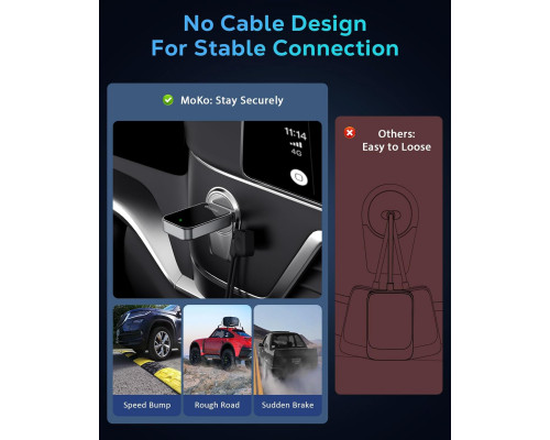 Бездротовий адаптер MoKo для Apple CarPlay