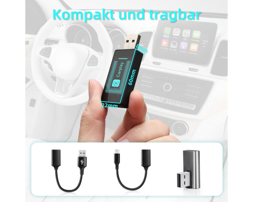 Бездротовий адаптер Pashlysh CarPlay для iPhone (2024)