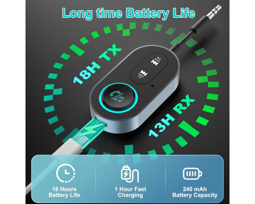 Бездротовий Bluetooth-адаптер 2 в 1, передавач і приймач