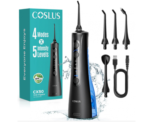 Бездротовий іригатор COSLUS з 5 режимами чищення