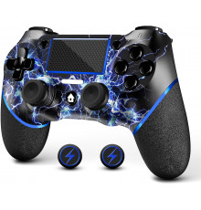Бездротовий контролер AceGamer для PS4 / джойстик геймпад Custom Design V2 для PS4 з нековзним покриттям
