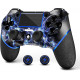Бездротовий контролер AceGamer для PS4 / джойстик геймпад Custom Design V2 для PS4 з нековзним покриттям