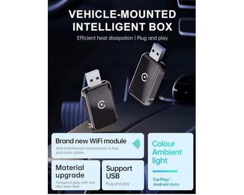 Бездротовий міні-адаптер CarPlay Bluetooth 5.0 для iPhone