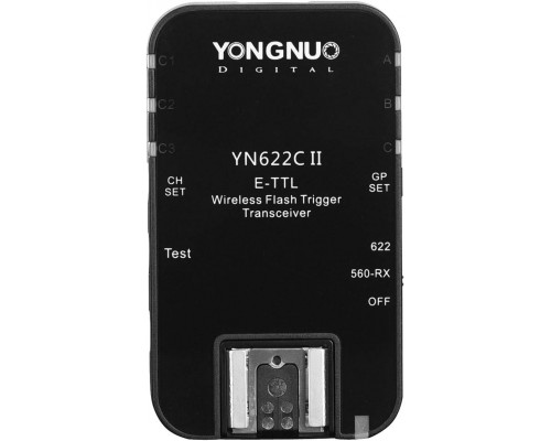 Бездротовий тригер спалаху YONGNUO YN622C II ETTL з високошвидкісною синхронізацією HSS 1/8000 с для камери Canon