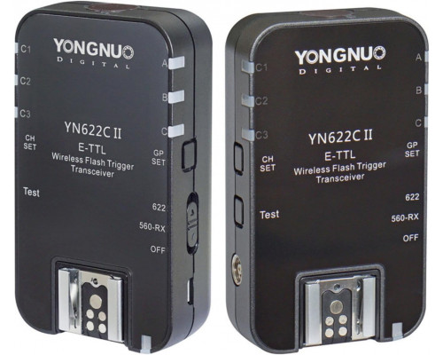 Бездротовий тригер спалаху YONGNUO YN622C II ETTL з високошвидкісною синхронізацією HSS 1/8000 с для камери Canon