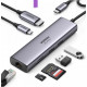 Док-станція хаб Ugreen CM512 USB Type-C-HDMI адаптер концентратор 7 в 1 100W 4K
