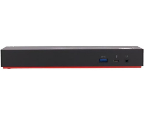 Док-станція Lenovo USA ThinkPad Thunderbolt 3 Gen 2 потужністю 135 Вт (40AN0135US) з підтримкою двох дисплеїв UHD 4K, 2 порти HDMI, 2 порти DP, USB-C, USB 3.1