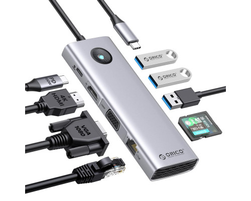 Док-станція ORICO USB C з HDMI 4K