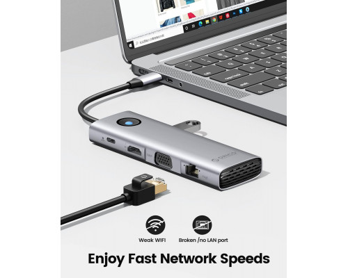 Док-станція ORICO USB C з HDMI 4K
