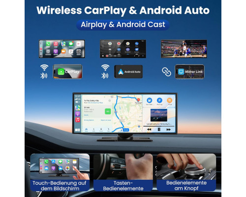 Дисплей Carplay Alpinetech