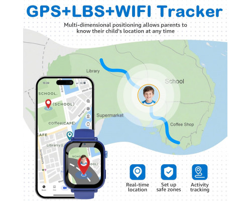 Дитячий смарт-годинник з GPS 4G